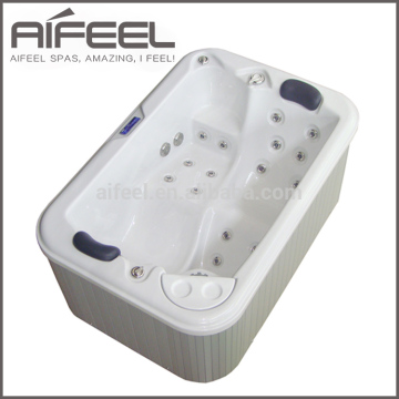 Freestanding acrylic balboa control system whirlpool massage 2 person indoor portable mini hot tub