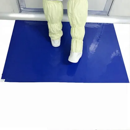 26 X 45 Inch Disposable Tacky Adhesive Blue Clean Room Sticky Mat