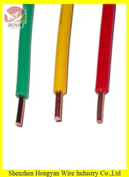 Single solid core pvc wire 1.5mm/2.5mm bv wire cable