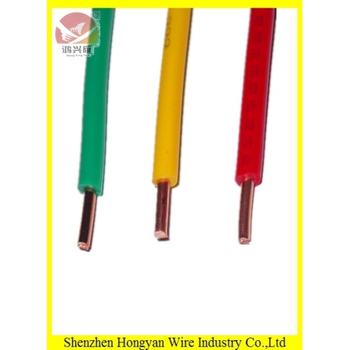 Single solid core pvc wire 1.5mm/2.5mm bv wire cable