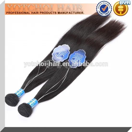 2015 Wholesale Top Quality Mongolian Straight Human Hair Extensions Full Cuticle Human Hair Extension