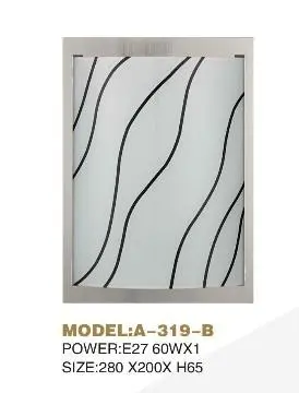 Modern glass sconces wall