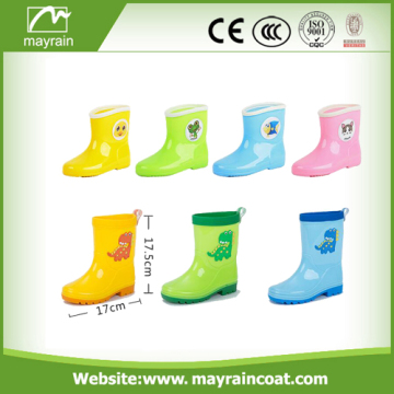 Bottes de pluie en PVC jaune pour enfants de haute qualité