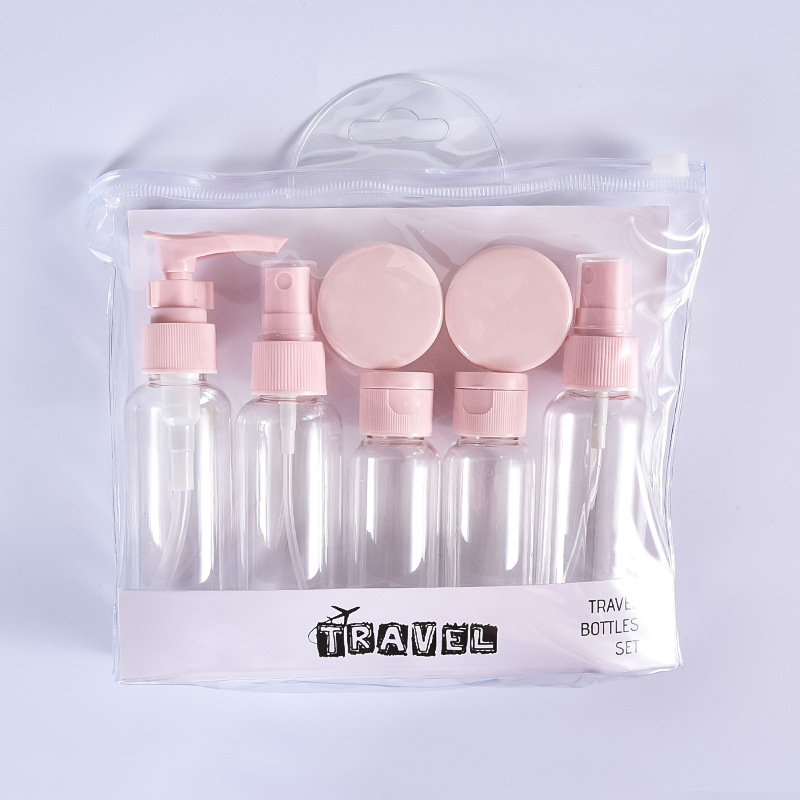 8pcs Skincare Products Travel Size Toiletries Bottle Set