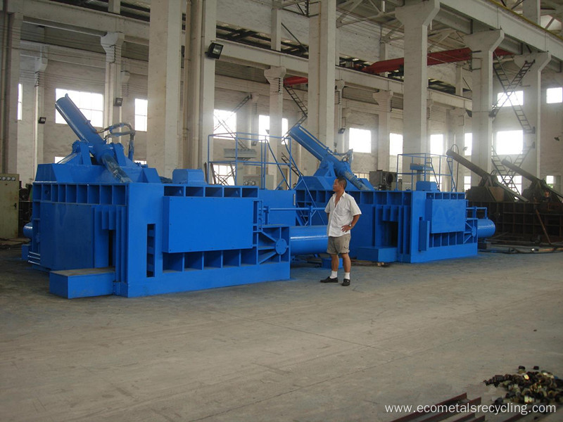 Scrap Steel Aluminum Copper Iron Metal Press Baler