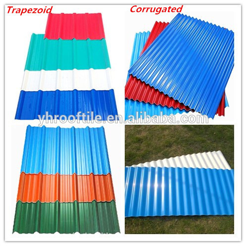 Building material fireproof roof plastic pvc sheets