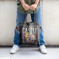 Halloween tema Spooky Nights Haunted Castle Tote Bag