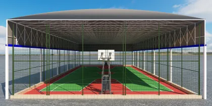 XZ OEM ODM Sport Court Roof Membrane Architecture