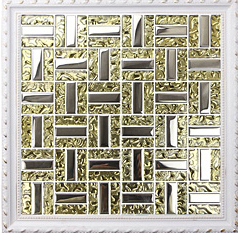 Crystal Mosaic Glass and Electroplate mosaic RSD2371