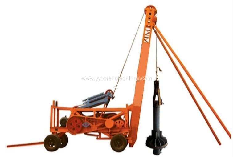 Air Percussion Quarry Drilling Rig for water piling