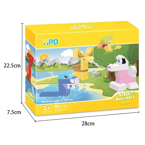 Children's Plastic Educational Building Blocks Bricks Toys