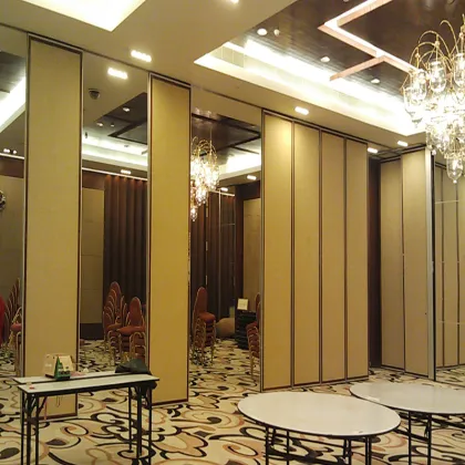 Acoustic Movable Partition Soundproof Folding Door Restaurant Acoustic Room Divider