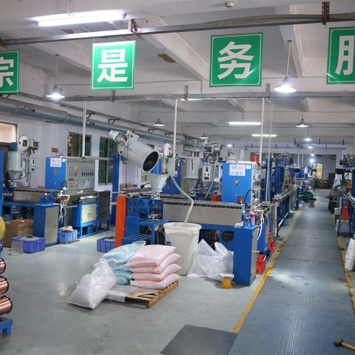 Linha de extrusão de jaqueta a cabo de alta velocidade 70