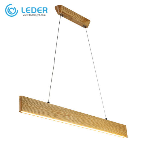 Lámparas LEDER de madera contemporánea