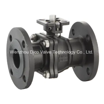 ANSI ISO5211 Pad 2PC Flange Ball Valve