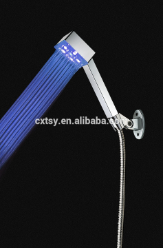 Blue light shower head colorful hand shower electric faucet LED hand shower
