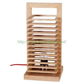 wooden decorative table light