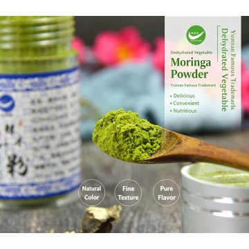 Yunnan Naturalny suszony proszek z liści Moringi