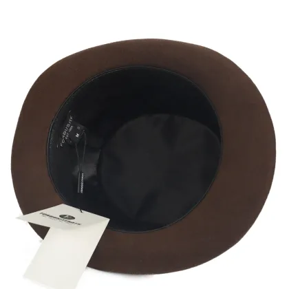 Wool Fedora Hats - Black Derby Hats for Men and Women - Australia's Wholesale Formal Felt Church Bowler Hats