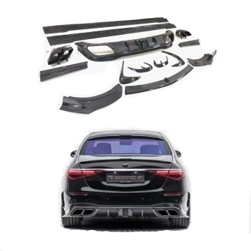 W223 Carbon Fiber Body Kits for Mercedes Benz S Class 2021-2023 MSY Style