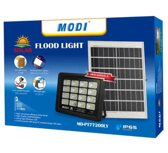 Smart Outdoor LED Solar Flood Light
