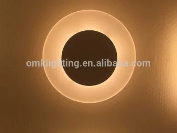 Zhongshan 6w-11w round / square/wavy fancy child led wall lamp