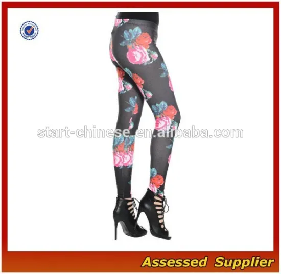 Floral 3D Printed Seamless Sexy Wholesale Custom Women Craphic Print Galaxy Pattern Leggings Shell0014