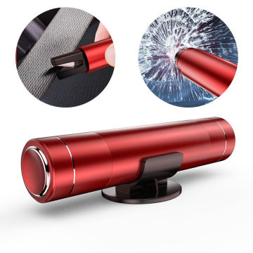 Aluminum Alloy Seat Belt Cutter and Car Safety Hammer: Emergency Glass Breaker for Life-Saving Escape