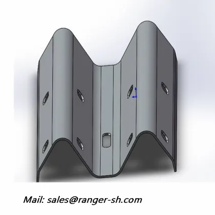 Construction material highway guardrail roll forming machine