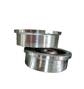 Custom Large Size Precision Forging Steel Crane Track Wheels & Rail Assemblies