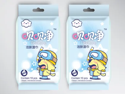 Women care feminine hygiene intimate wet wipes