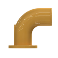 Loader 988GC rear cooler piping elbow 177-0063, engine intake and exhaust system elbow 1770063