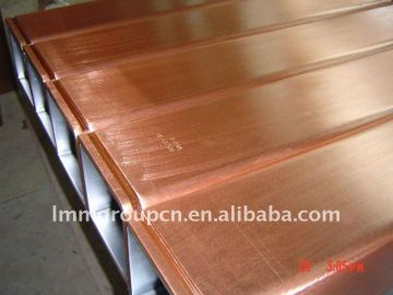 Square copper mould tube