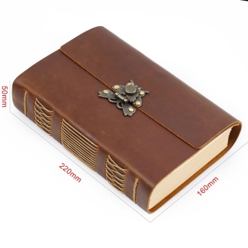 Vintage Hand-Stitched Cowhide Creative Sketchbook - Unique Gift Notebook