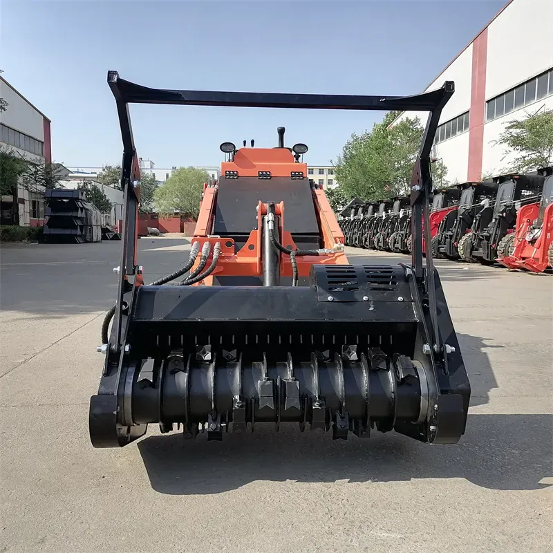 25HP Mini Skid Steer Loader with Forestry Mulcher
