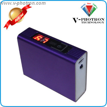 5200mah high capacity metal power bank with led indicator