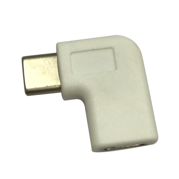 90 degree Type C male to Type C female adapter colorful