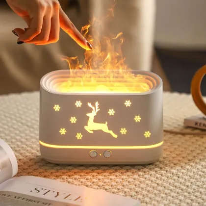 Flame Humidifier Essential Oil Aroma Diffuser Air Humidifier Aroma Diffuser