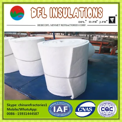 High quality fireproof ceramic fiber insulation blankets (1425 Degree)