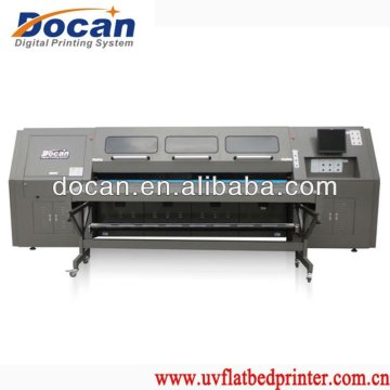 Docan uv hybrid digital printer konica-512 head 8 colors