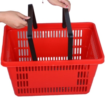 Factory Wholesale: Portable & Convenient Plastic Shopping Basket with Handle - Bulk Ordering Available