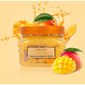 Mango tropical sin refinar la crema de sal de la crema de karité Scrub