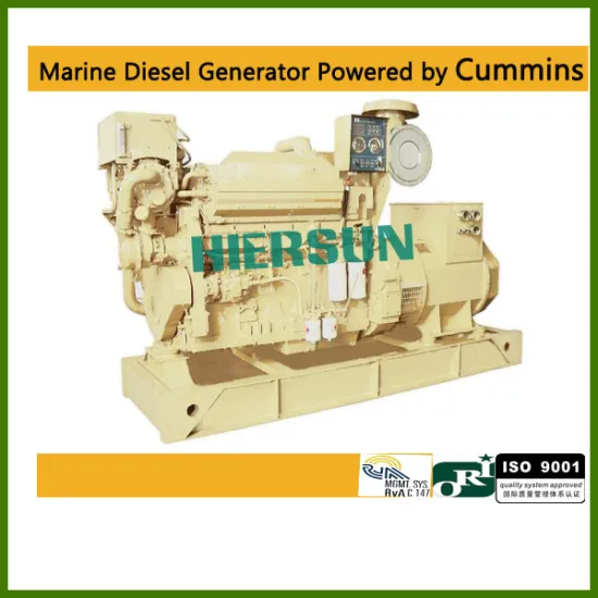 Powered by Cummins marine diesel generators 200KW/250KVA