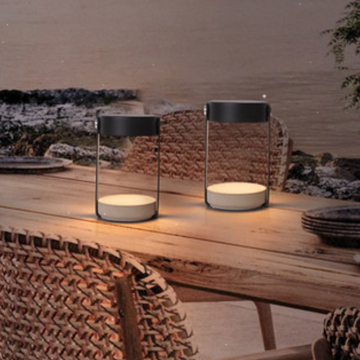 Portable Rechargeable LED Camping Light: Dimmable Outdoor Wireless Desk Lamp