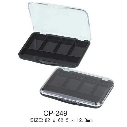 Square Cosmetic Eyeshadow Case With Four Holes