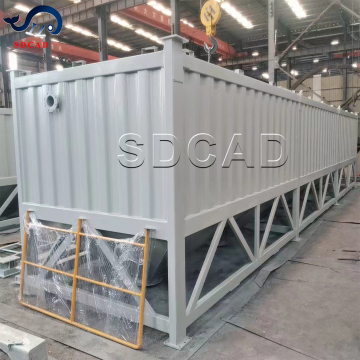 Customized Yuba Cement Silo Solution: Flexible Volume from 15m³ to 76m³, 304L Stainless Steel, Vertical Tilt-Up Installation on Uneven Ground Without Cranes