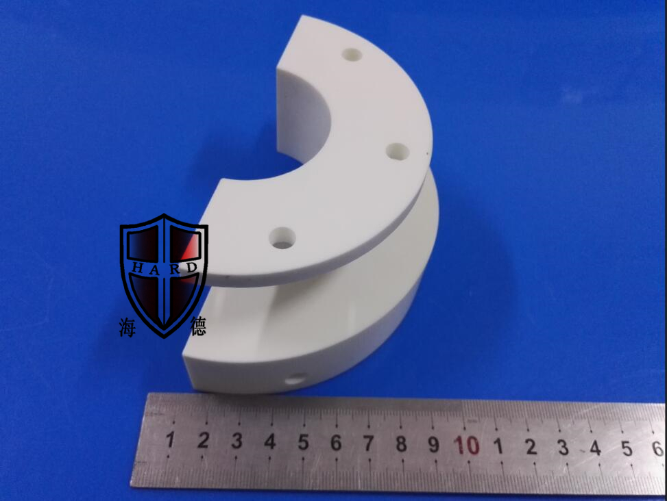 peças fazendo à máquina precisas cerâmicas da alumina do semicricle