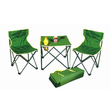 300242 camping folding table and chairs set folding double camping chair