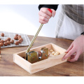 Macadamia Opener Multipurpose Durable Tongs Walnut Tool Non Slip Metal Kitchen Nut Cracker With Handle Peeling Machine