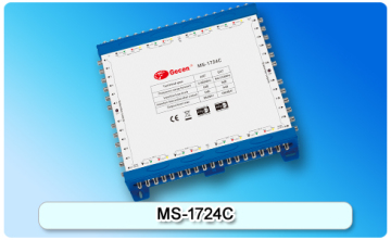 Cascade Satellite Multiswitch 17x24 17 inputs 24 outputs Model MS-1724C